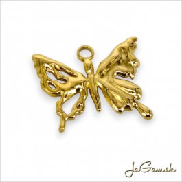 Prívesok Motýľ CHIRURGICKÁ OCEĽ 21x25mm, 1ks (CH1738g)